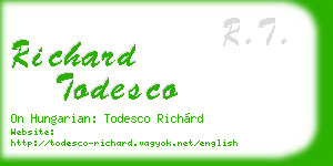 richard todesco business card